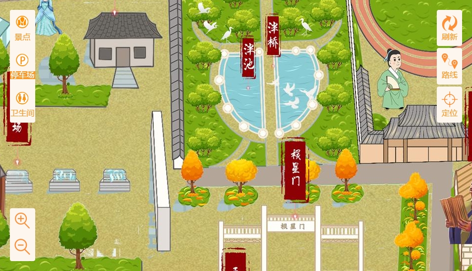 团风手绘地图景区语音讲解导览系统：智慧景区建设的基石